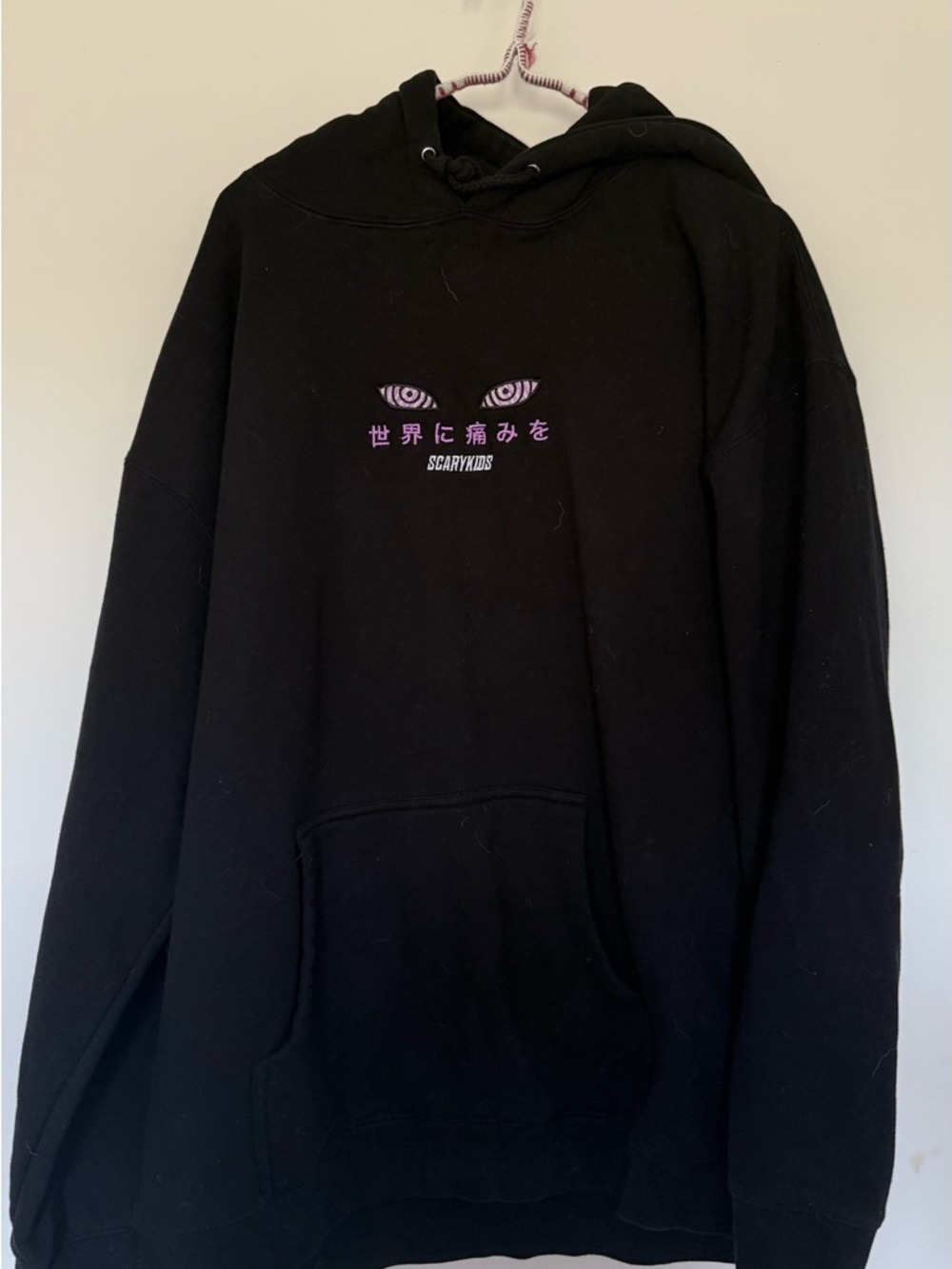 Naruto Shippuden Men’s Embroidered Anime Hoodie